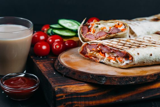 Жгучая шаурма